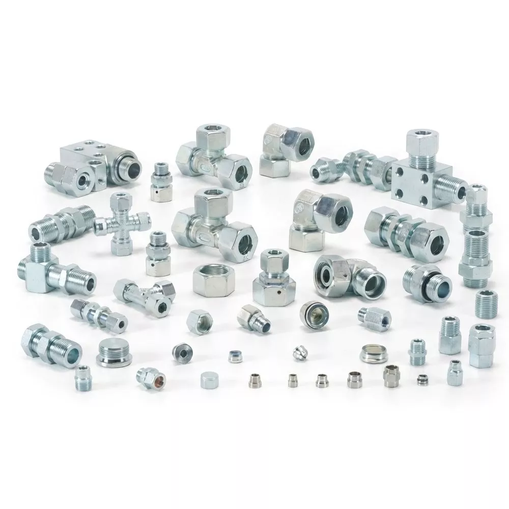 Hydraulisk gängad beslag
