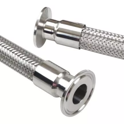 Ståltråd flätad metallslang